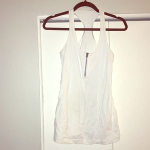 lululemon zip front cool racer back